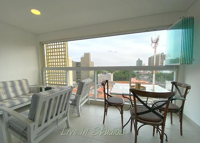 Studio A 100M Bosque, Centro E Cambui- Home Office, Piscina, Sauna, Jacuzzi, Fitness